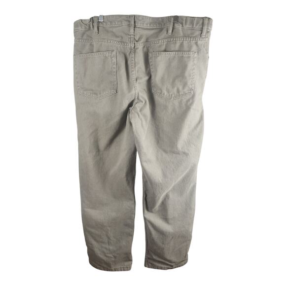 Land's End Men's Traditional Fit Size 44/31 Gray Denim Pants - Picture 3 of 6